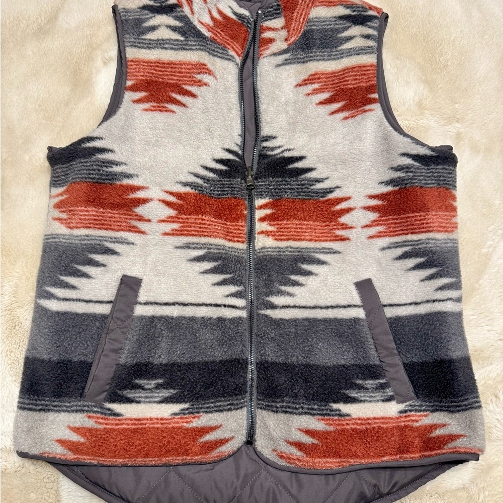 Thread & Supply Multicolor Fleece Vest